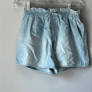 Flowy polyester shorts
